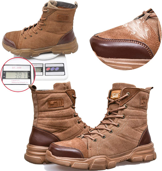 lightweight steel toe boots